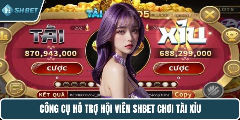 Công cụ hỗ trợ hội viên SHBET chơi tài xỉu