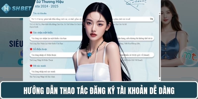 Hướng dẫn thao tác đăng ký tài khoản dễ dàng