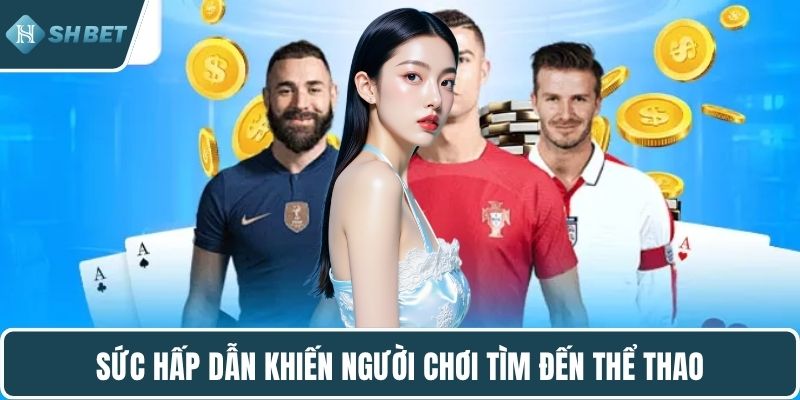 Sức hấp dẫn khiến người chơi tìm đến thể thao